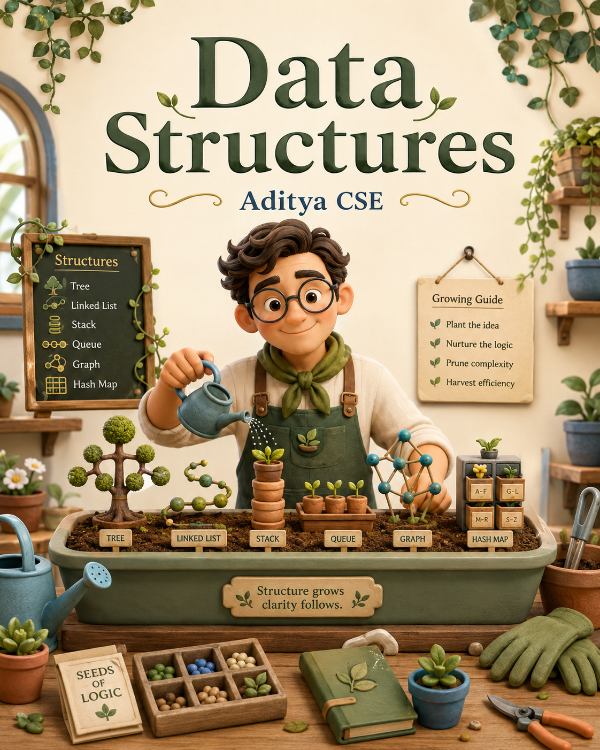 Capa do livro Data Structures, de Aditya CSE