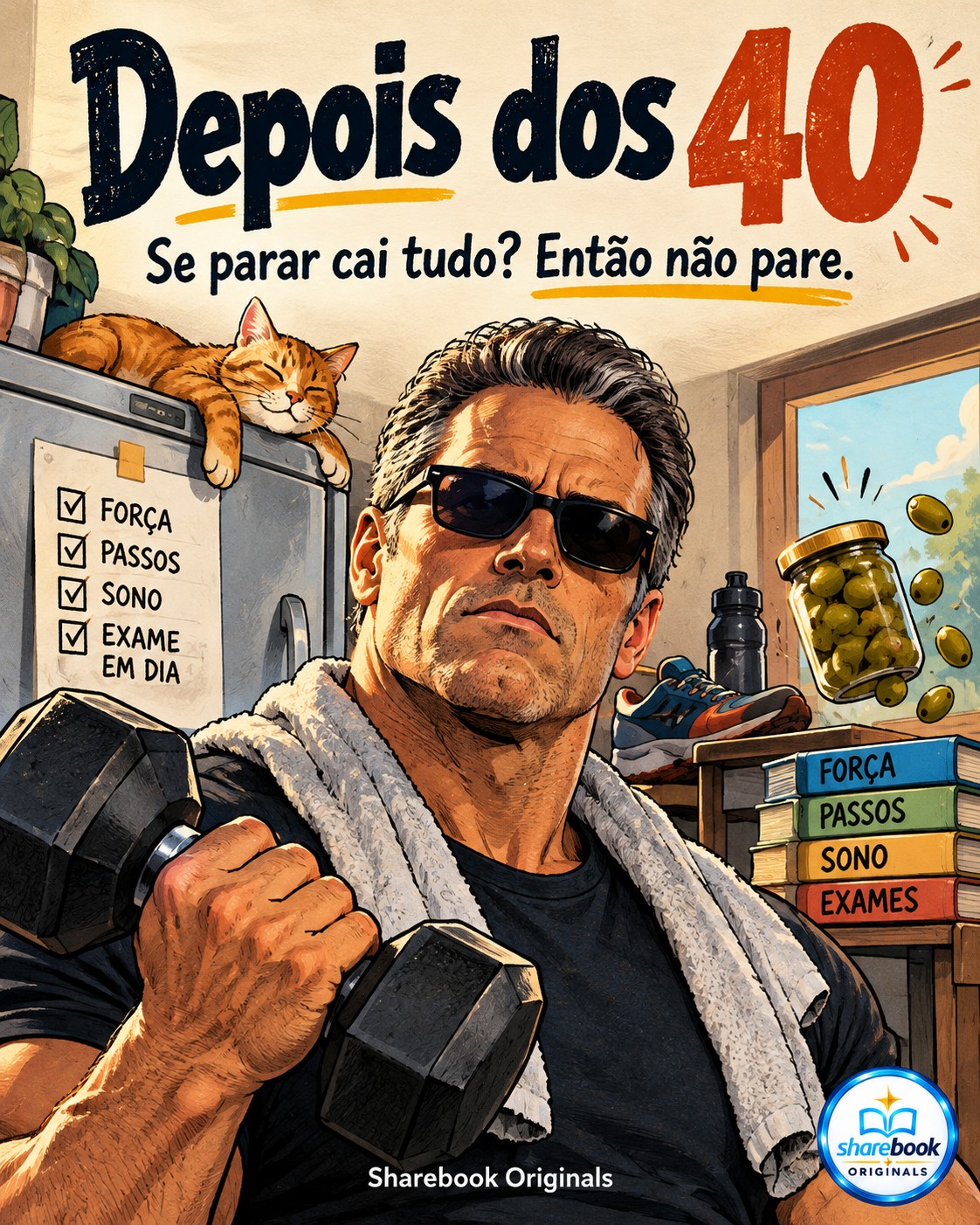 Capa do livro Depois dos 40, de Sharebook Originals