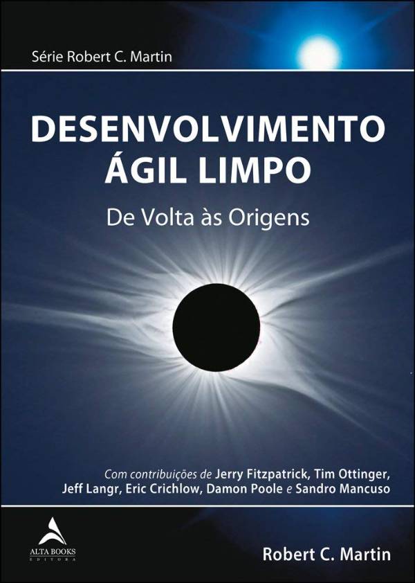 Capa do livro Desenvolvimento ágil limpo, de Robert C. Martin
