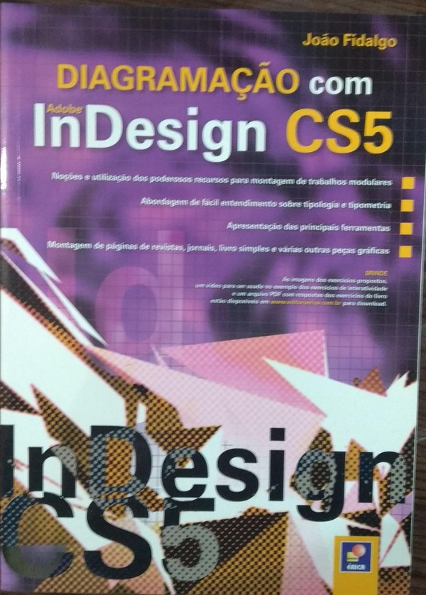 Capa do livro Diagramação com InDesign CS5, de João Fidalgo