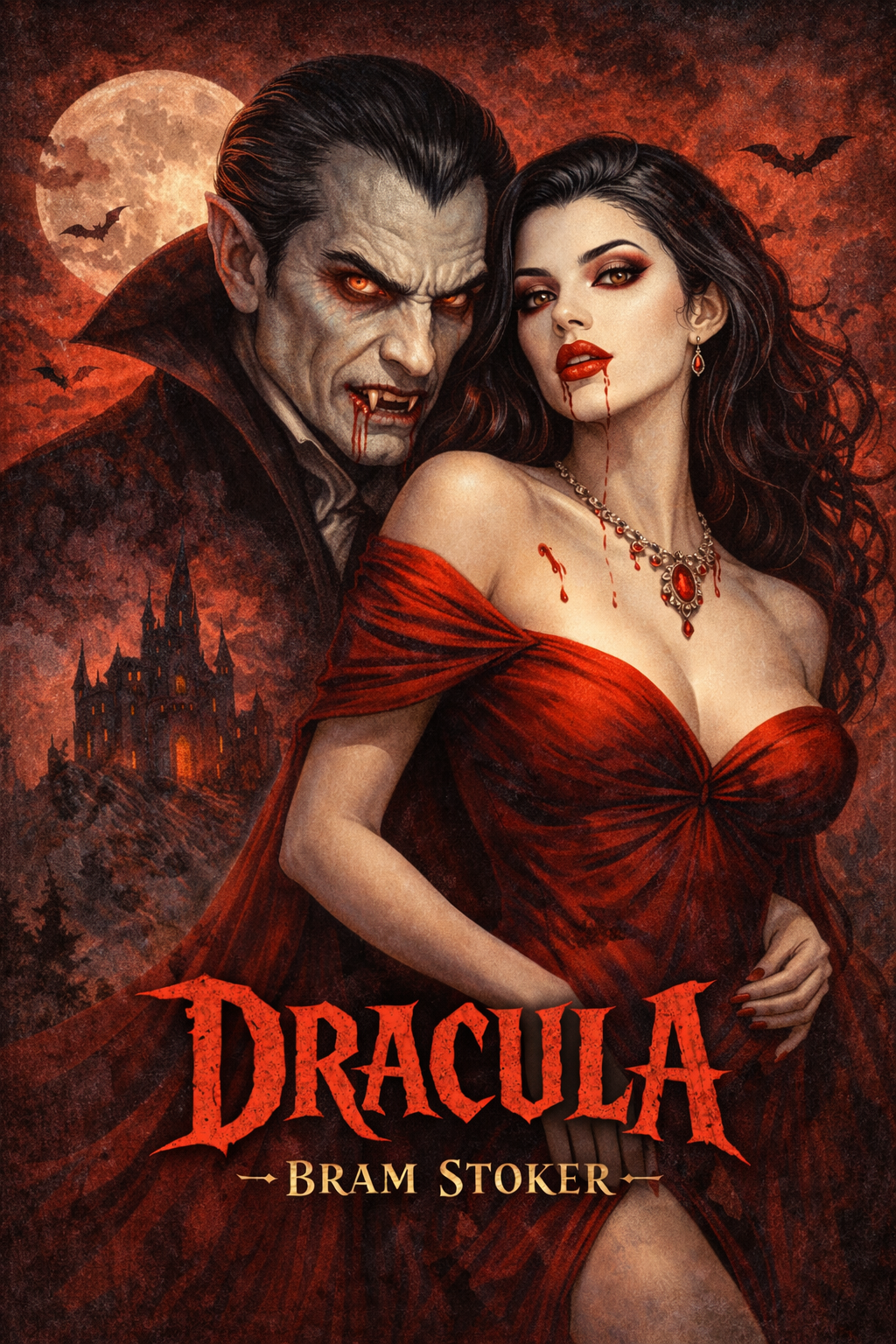 Capa do livro Dracula, de Bram Stoker