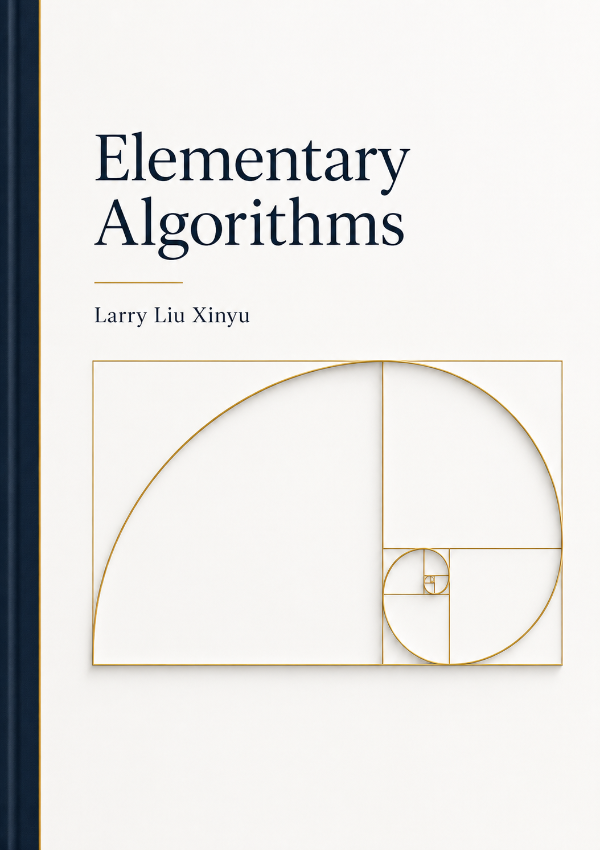 Capa do livro Elementary Algorithms, de Larry Liu Xinyu