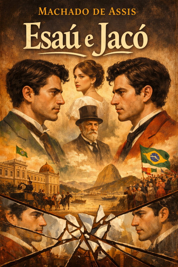 Capa do livro Esaú e Jacó, de Machado de Assis