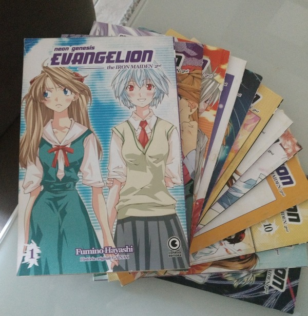 Capa do livro Evangelion the iron maiden, de Fumino Hayashi
