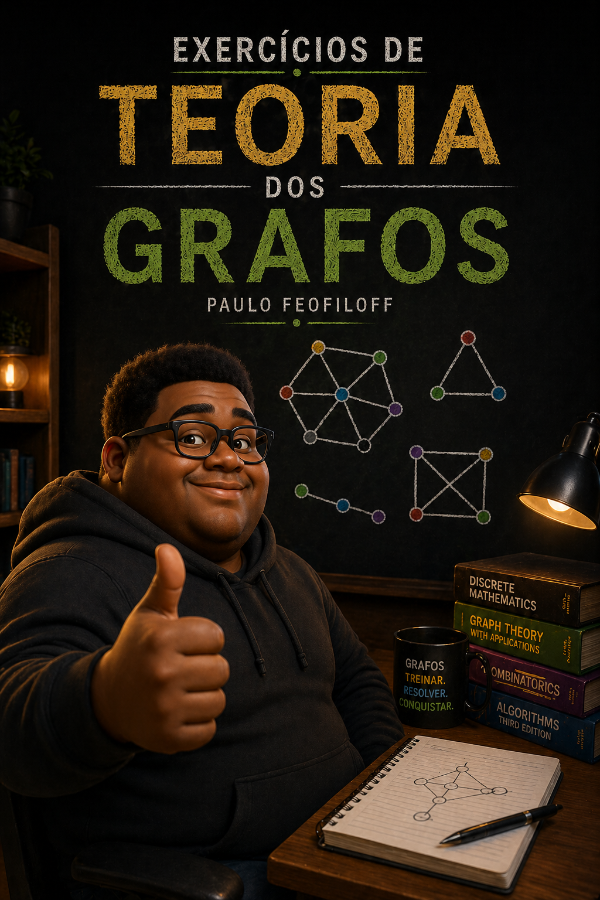 Capa do livro Exercícios de Teoria dos Grafos, de Paulo Feofiloff