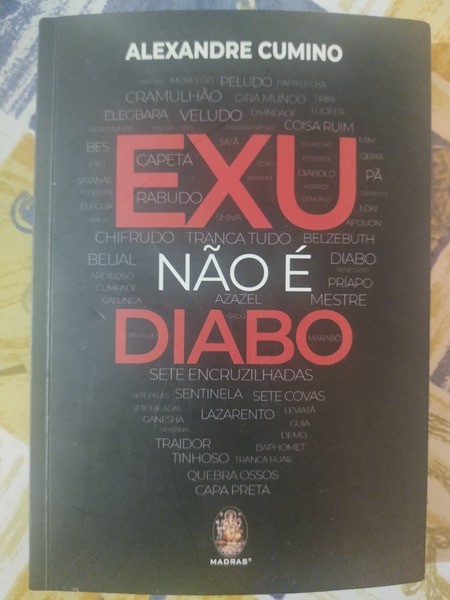 Capa do livro Exu Não É Diabo, de Alexandre Cumino