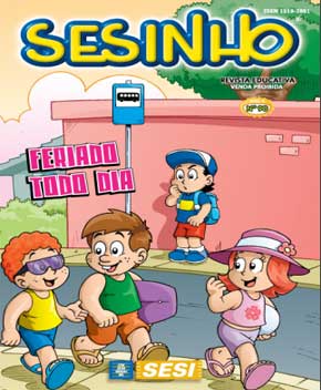 Capa do livro Feriado Todo Dia, de Sesinho