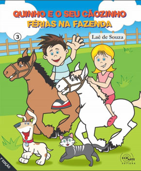 Capa do livro Férias na Fazenda, de Laé de Souza