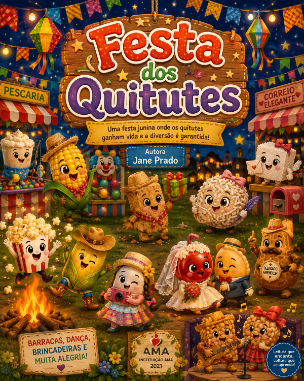 Capa do livro Festa dos Quitutes, de Jane Prado