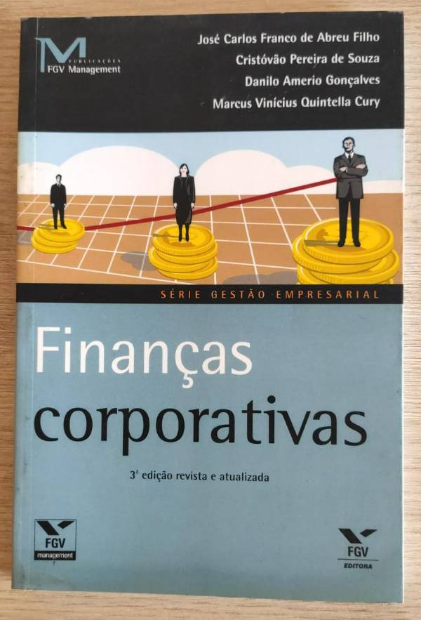 Capa do livro Finanças corporativas, de FGV Management