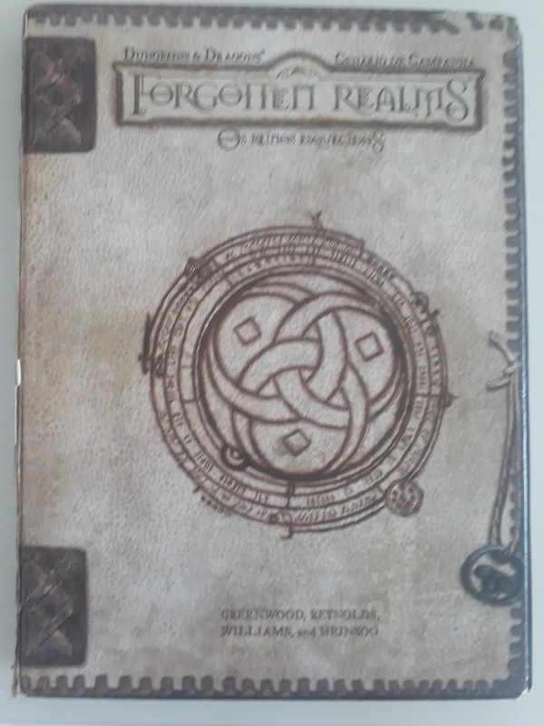 Capa do livro Forgotten Realms, de Greenwood, Reynolds, Williams and Heinsoo