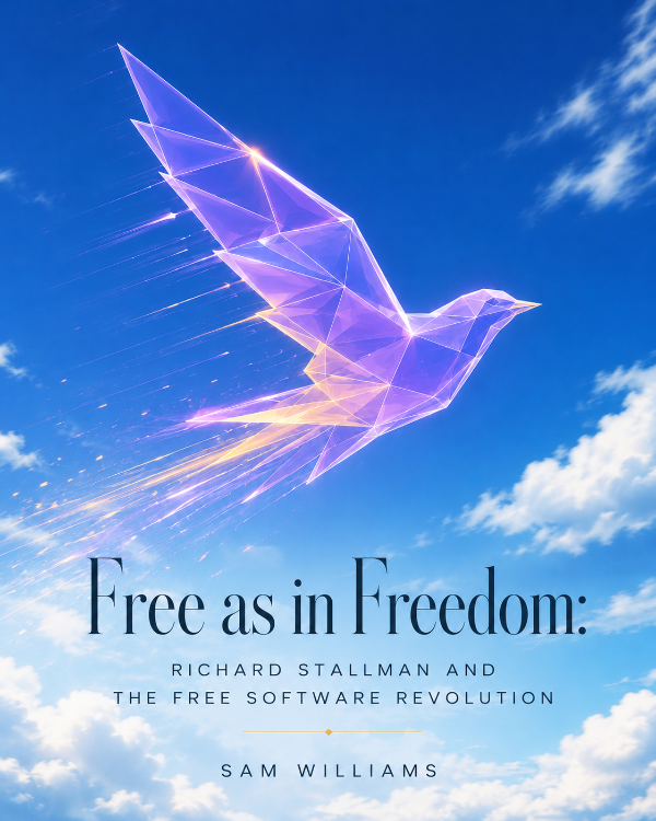 Capa do livro Free as in Freedom: Richard Stallman and the free software revolution, de Sam Williams