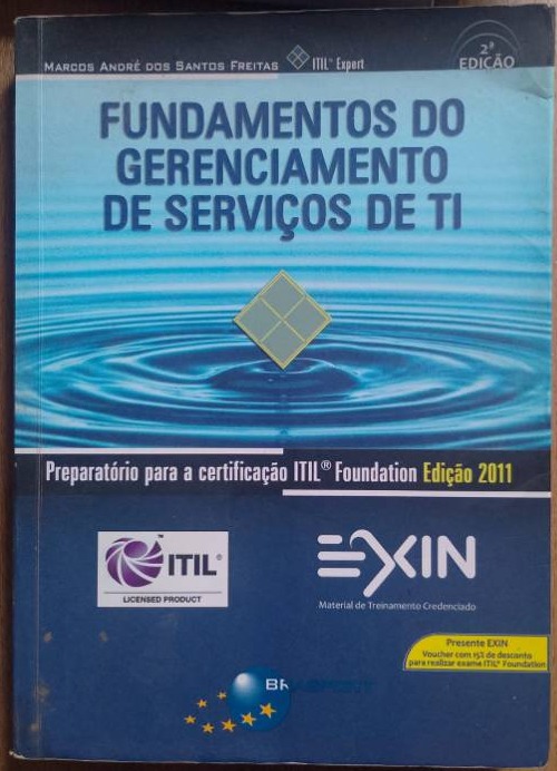 Capa do livro Fundamentos do Gerenciamento de Serviços de TI, de Marcos André dos Santos Freitas