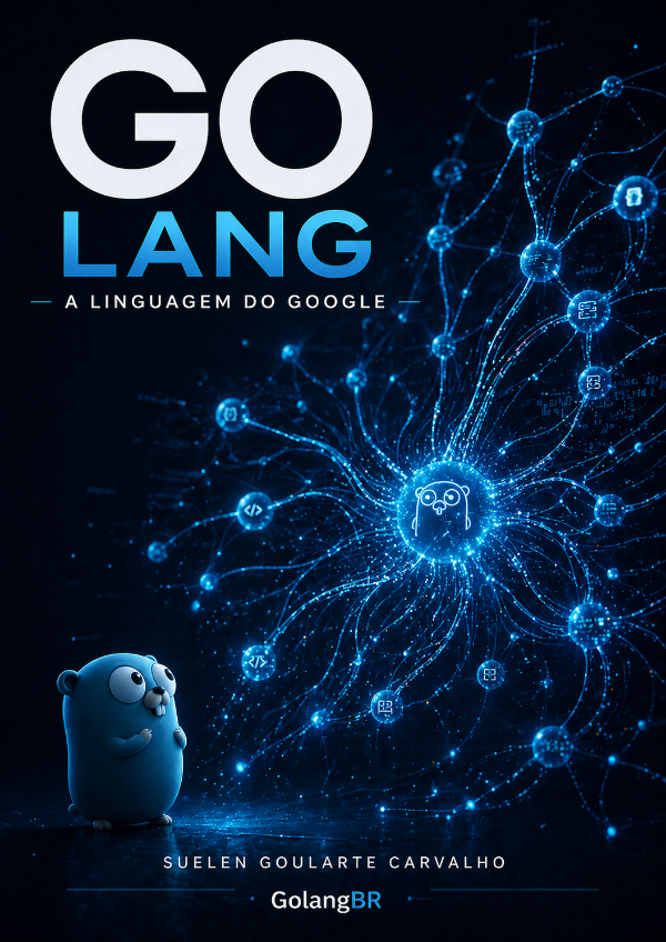 Capa do livro Go Lang — A Linguagem do Google, de Suelen Goularte Carvalho (IME-USP)