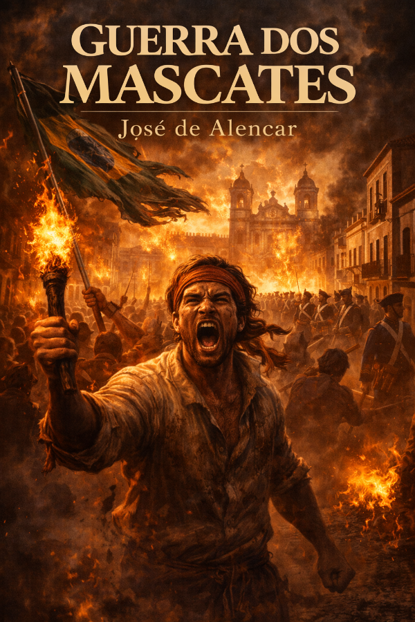 Capa do livro Guerra dos Mascates, de José de Alencar