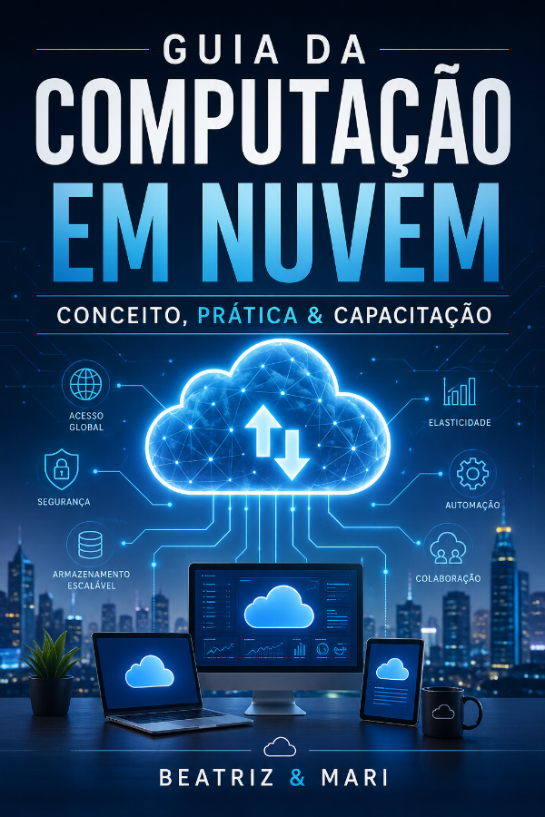 Capa do livro Guia da Computação em Nuvem: Conceito, Prática & Capacitação, de Beatriz & Mari