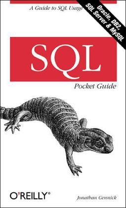 Capa do livro Guia de Bolso de SQL, de Jonathan Gennick