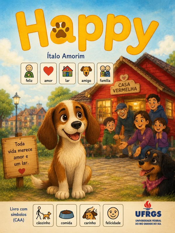 Capa do livro Happy, de Ítalo Amorim