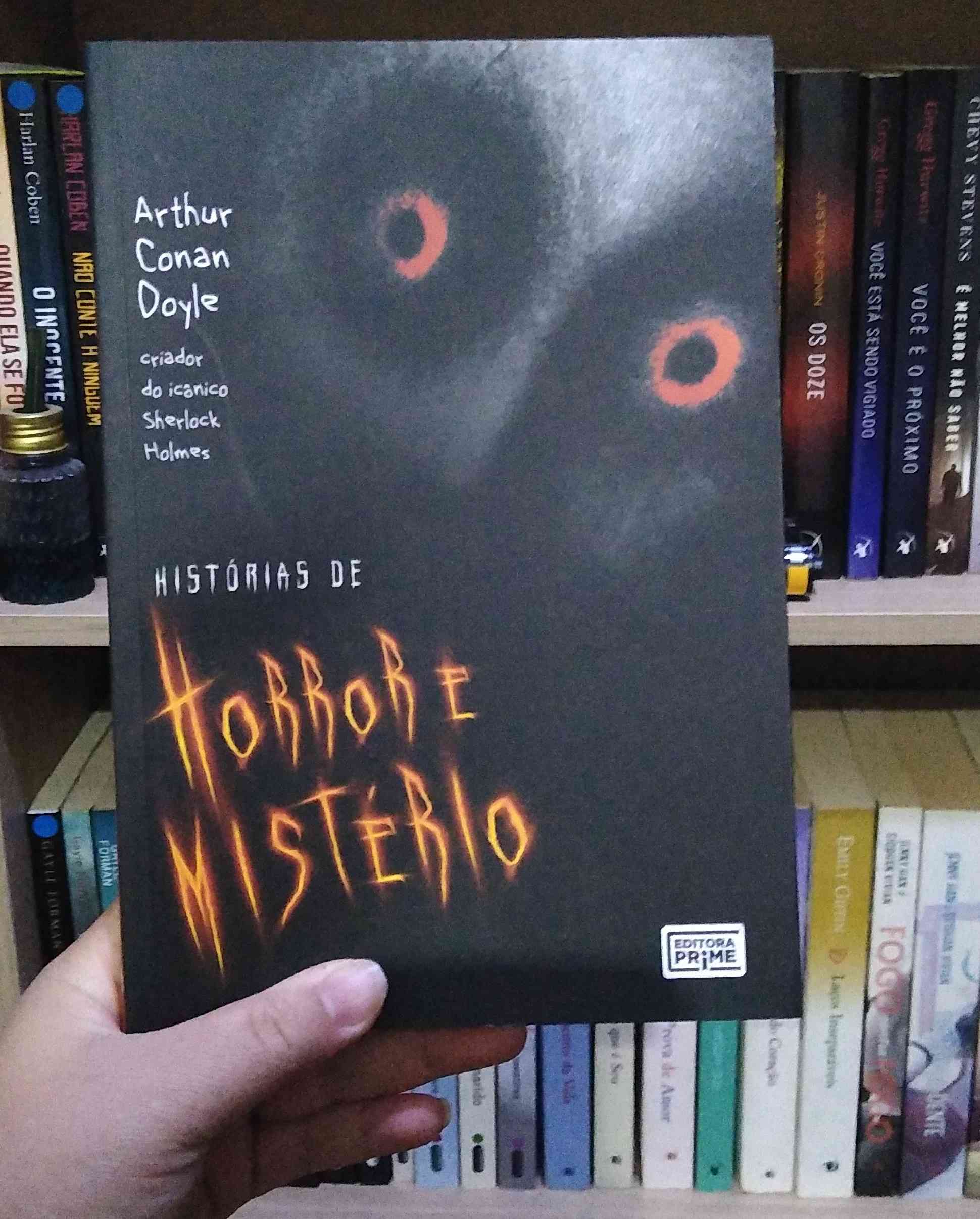Capa do livro História de horror e mistério, de Arthur conan Dayle