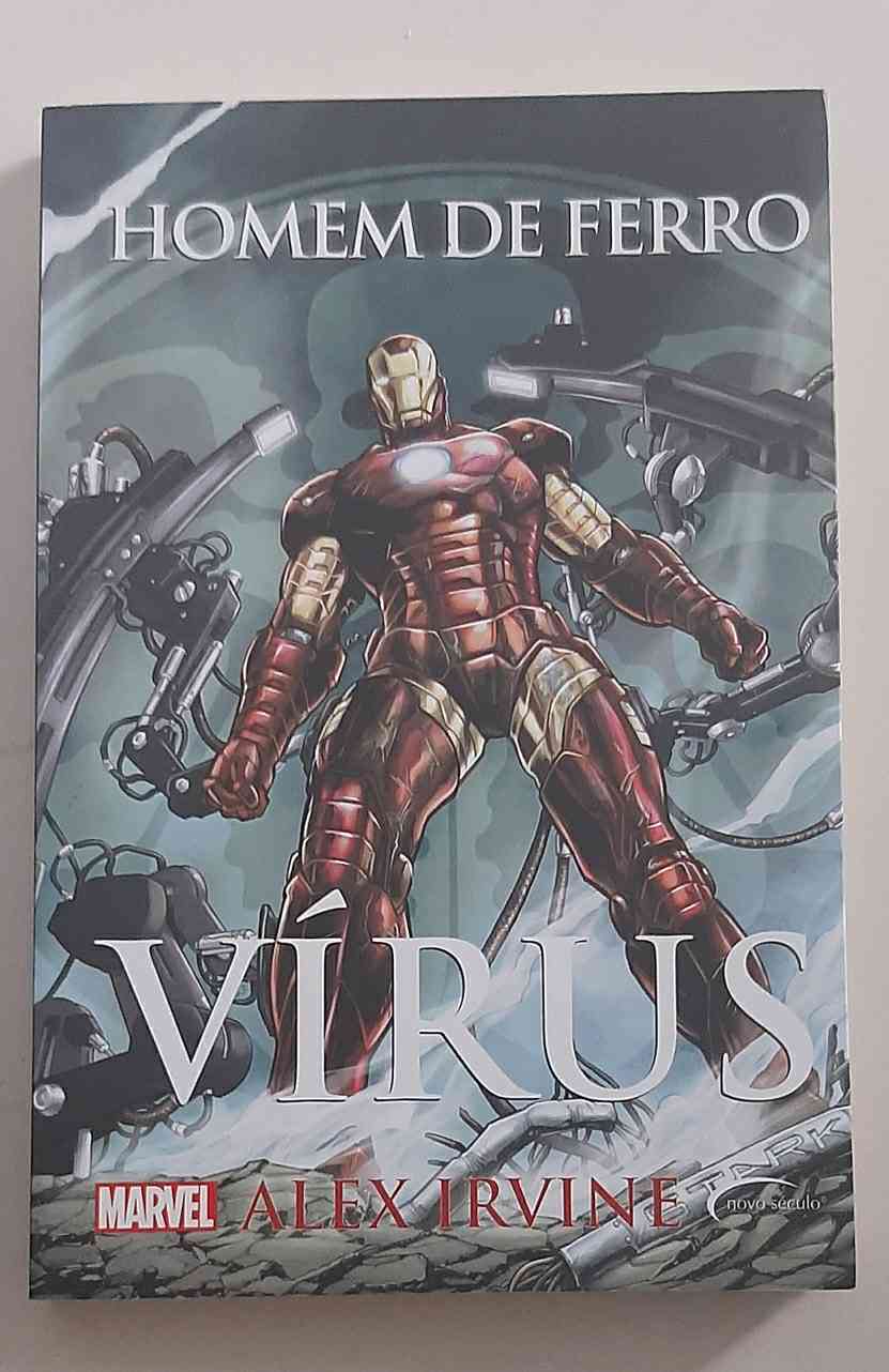 Capa do livro Homem de Ferro: Vírus, de Alex Irvint