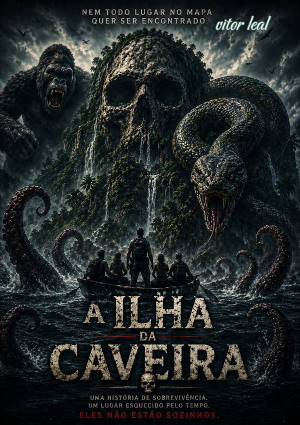 Capa do livro Ilha da caveira , de Jackson Dias Martins