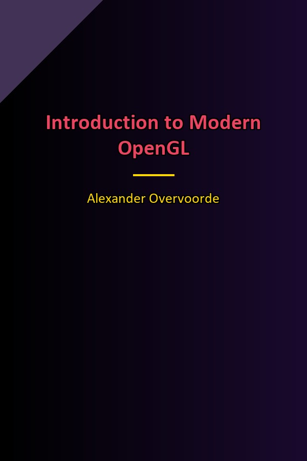 Capa do livro Introduction to Modern OpenGL, de Alexander Overvoorde