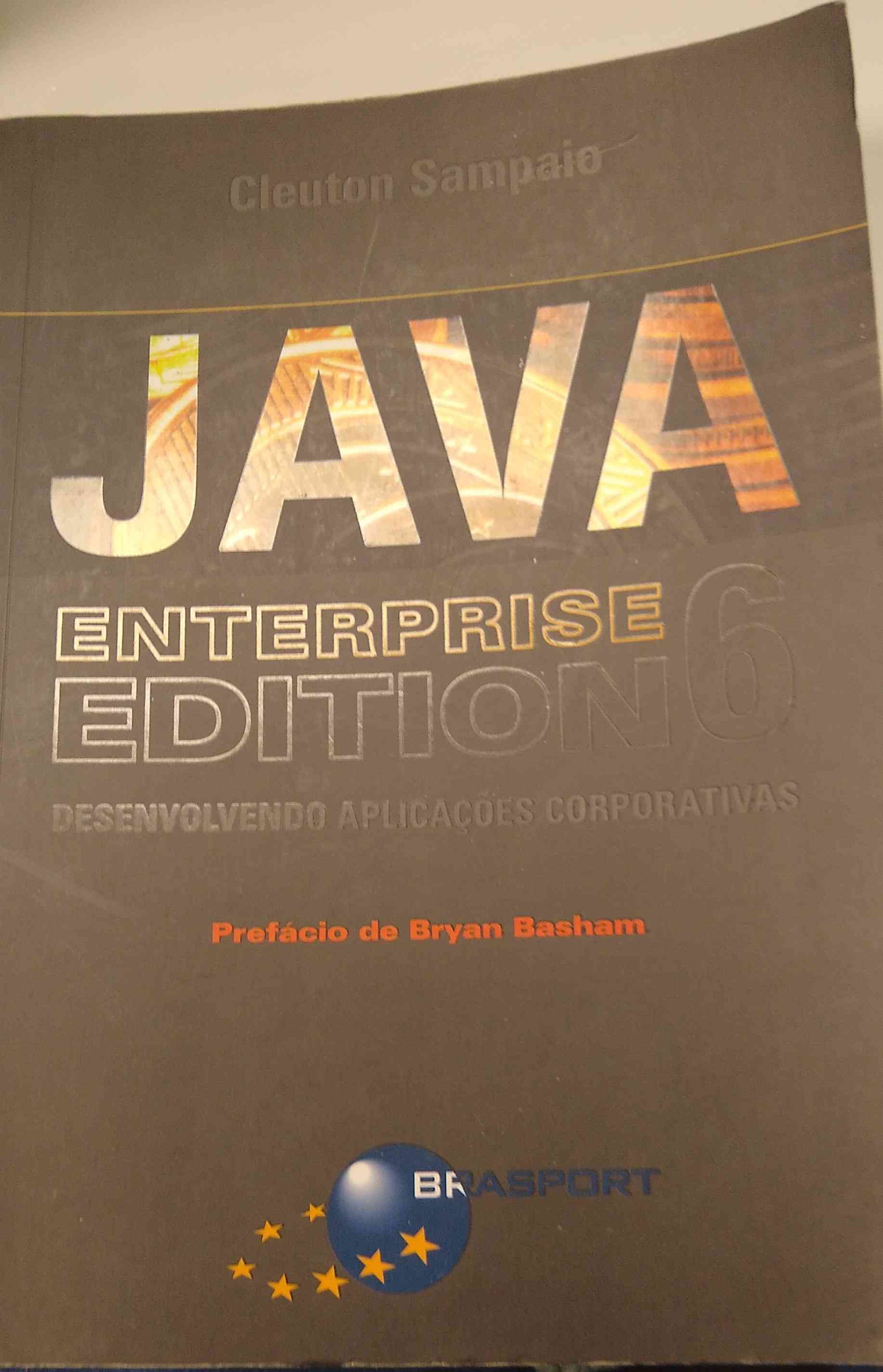 Capa do livro Java Enterprise Edition 6 - Desenvolvimento Aplicações Corporativas, de Cleuton Sampaio