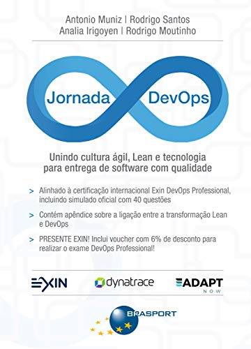 Capa do livro Jornada DevOps, de Antonio Muniz | Rodrigo Santos | Analia Irigoyen | Rodrigo Moutinho