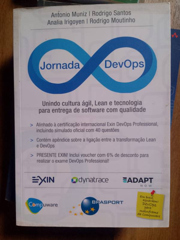 Capa do livro Jornada DevOps, de Antonio Muniz e outros