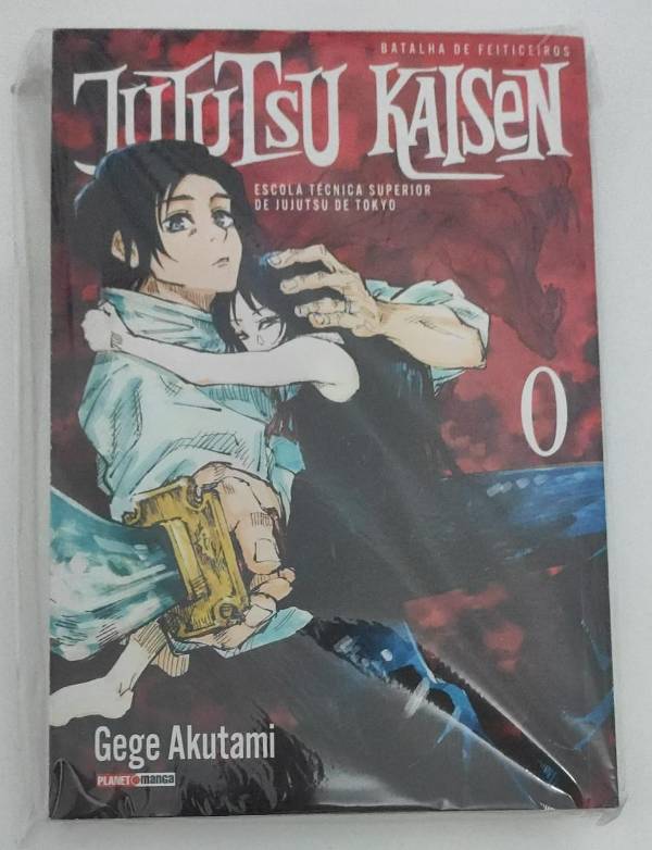 Capa do livro Jujutsu Kaisen 0, de Gege Akutami