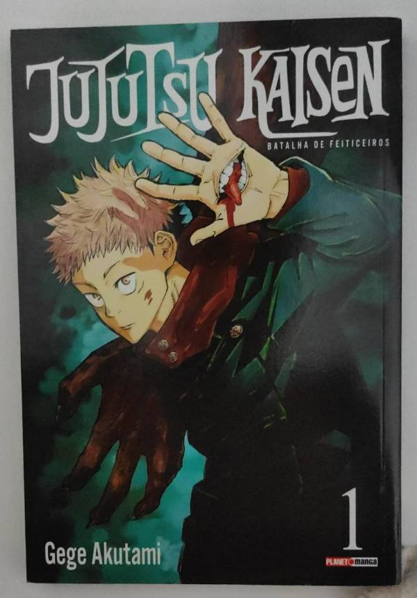 Capa do livro Jujutsu Kaisen: Batalha de Feiticeiros Vol. 1, de Gege Akutami
