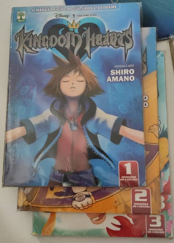 Capa do livro Kingdom Hearts - Volume 1 ao 3, de Shiro Amano