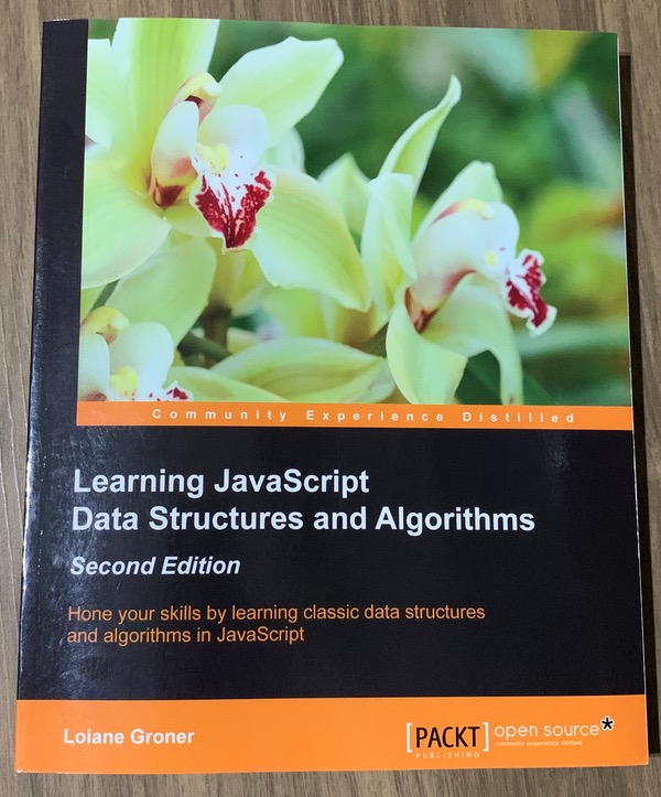 Capa do livro Learning JavaScript Data Structures and Algorithms, de Loiane Groner
