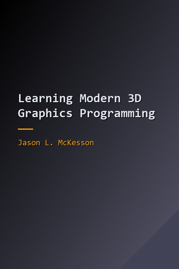 Capa do livro Learning Modern 3D Graphics Programming, de Jason L. McKesson