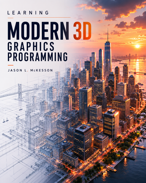 Capa do livro Learning Modern 3D Graphics Programming, de Jason L. McKesson
