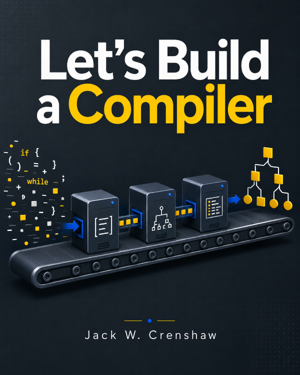 Capa do livro Let's Build a Compiler, de Jack W. Crenshaw