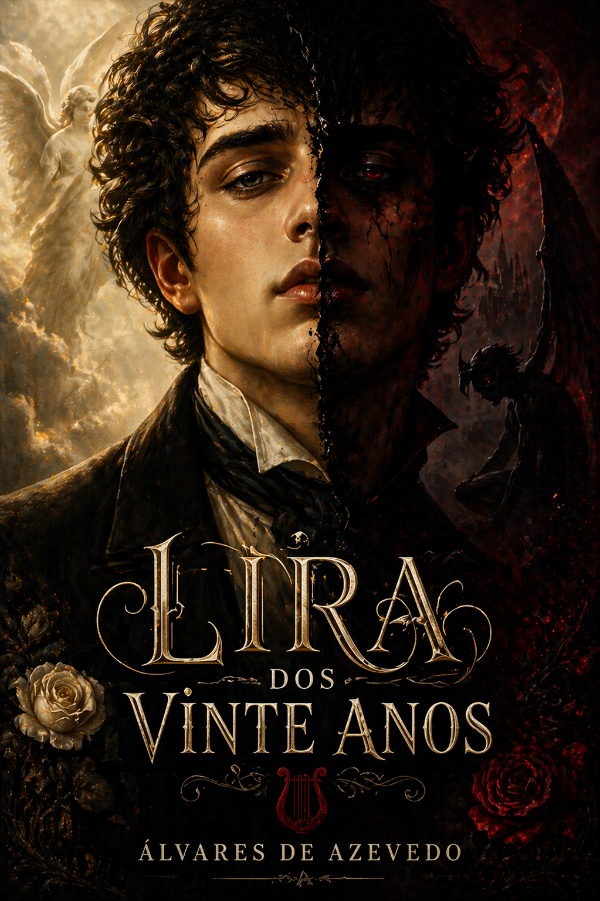 Capa do livro Lira dos Vinte Anos, de Álvares de Azevedo