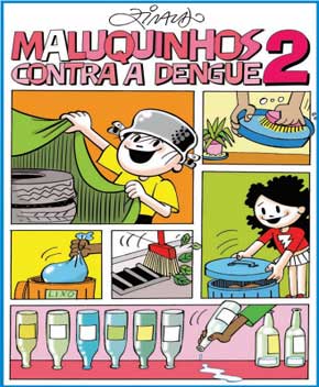 Capa do livro Maluquinhos Contra a Dengue (Vol. 2), de Ziraldo