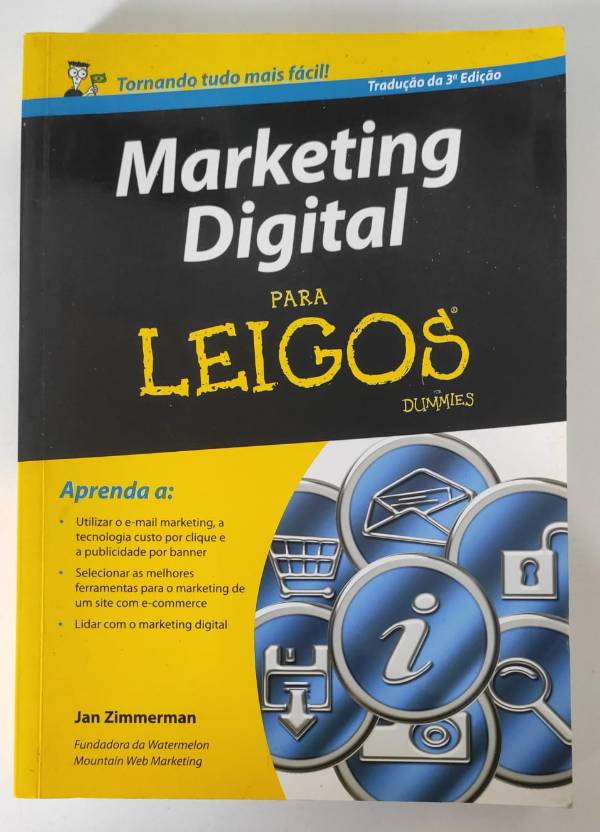 Capa do livro Marketing Digital para Leigos, de Zimmerman