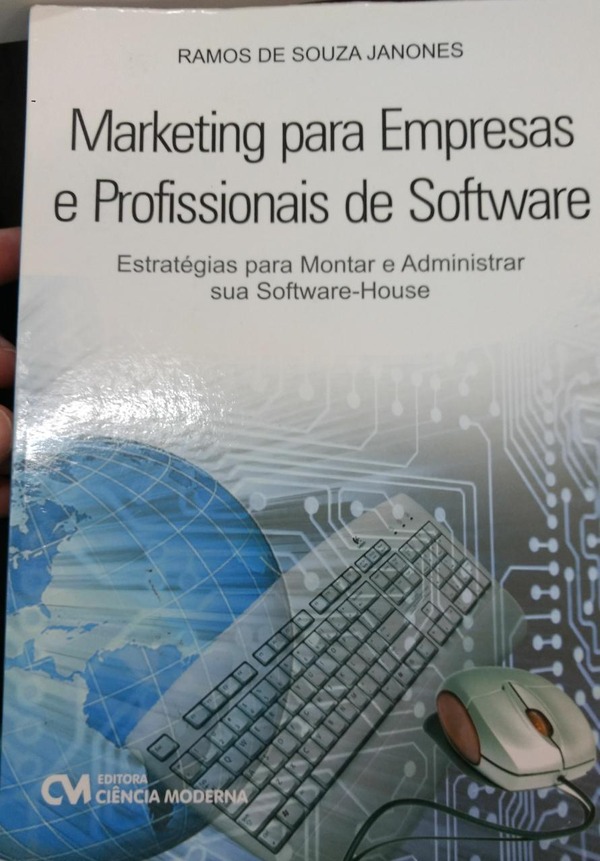 Capa do livro Marketing para empresas e profissionais de Software, de Ramos de Souza Janones