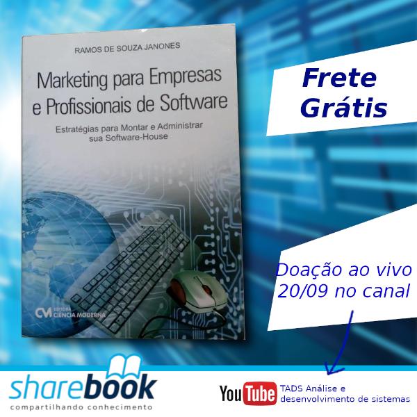 Capa do livro Marketing para Empresas e Profissionais de Software, de Ramos de Souza Janones