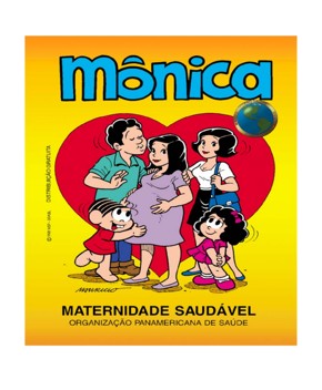 Capa do livro Maternidade Saudável, de Turma da Mônica