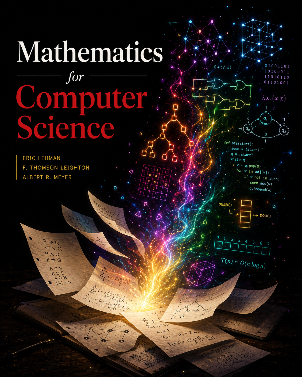 Capa do livro Mathematics for Computer Science, de Eric Lehman, F. Thomson Leighton, Albert R. Meyer