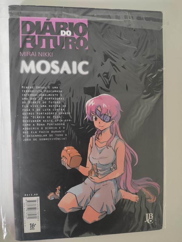 Capa do livro Mirai Nikki - Mosaic, de Sakae Esuno