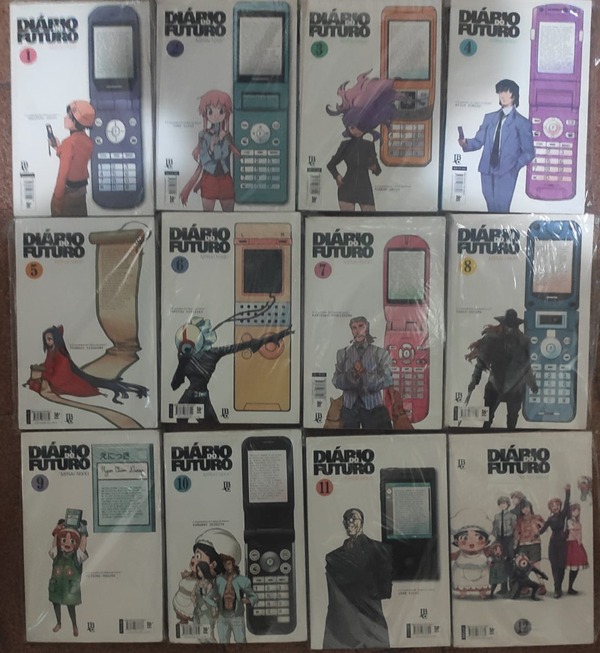 Capa do livro Mirai Nikki coleção completa, de Sakae Esuno