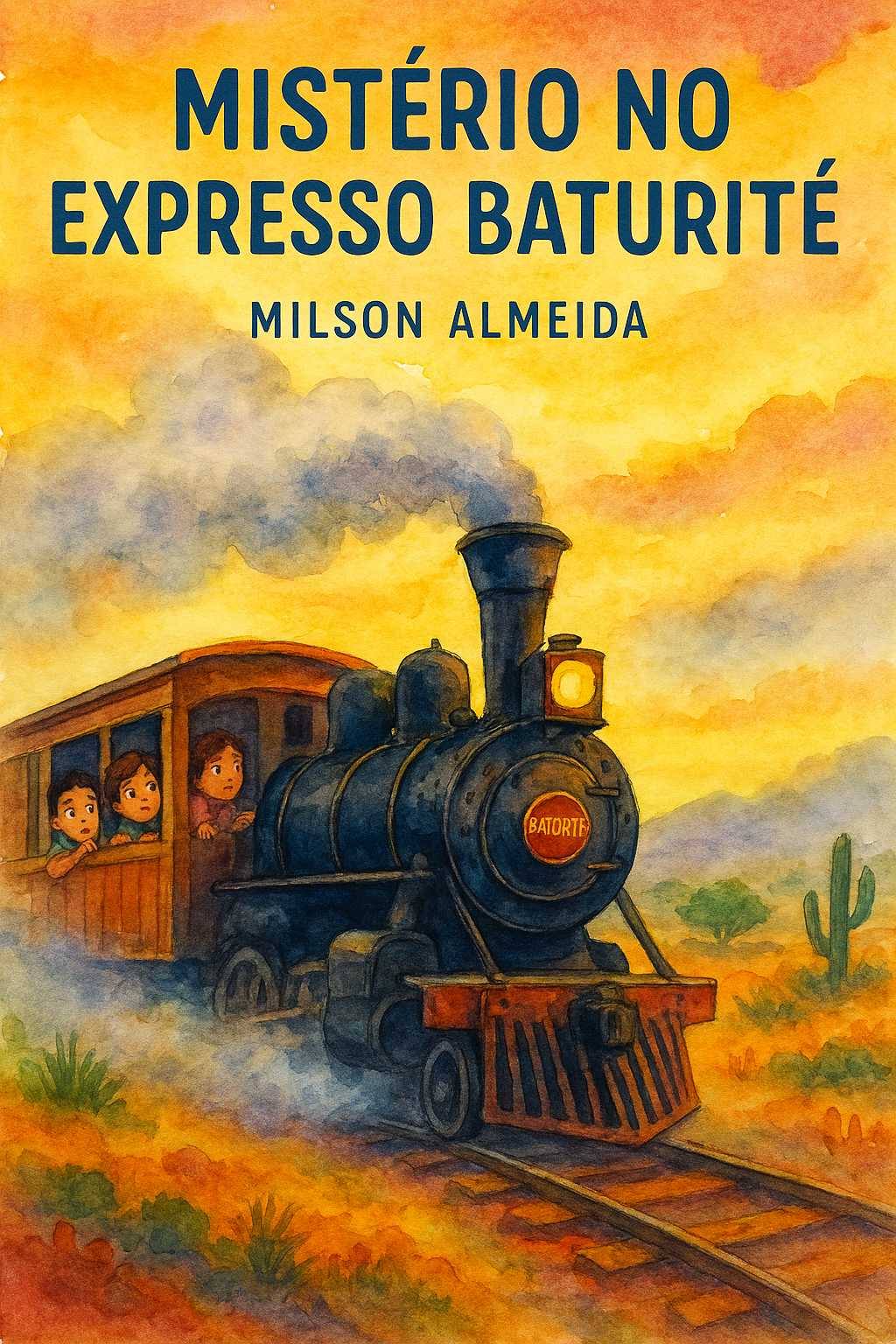 Capa do livro Mistério no Expresso Baturité, de Milson Almeida