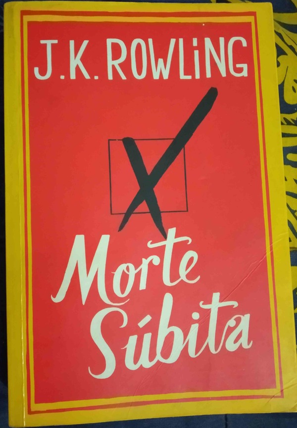 Capa do livro Morte Súbita, de J.K. Rowling