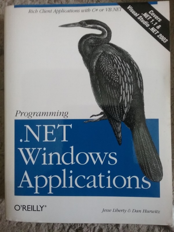 Capa do livro .NET Windows Applications, de Jesse Liberty & Dan Hurwitz