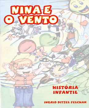 Capa do livro Nina e o Vento, de Ingrid Felchak