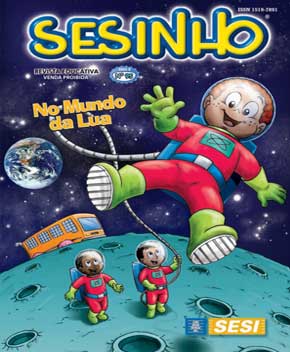 Capa do livro No Mundo da Lua, de Sesinho